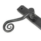 External Beeswax Monkeytail Slimline Lever Espag. Latch Set -RH | From The Anvil-Espagnolette-Yester Home