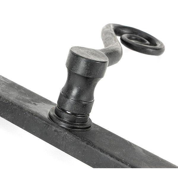 External Beeswax Monkeytail Slimline Lever Espag. Latch Set -RH | From The Anvil-Espagnolette-Yester Home