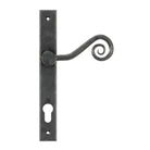 External Beeswax Monkeytail Slimline Lever Espag. Lock Set - LH | From The Anvil - Espagnolette - From The Anvil - Yester Home