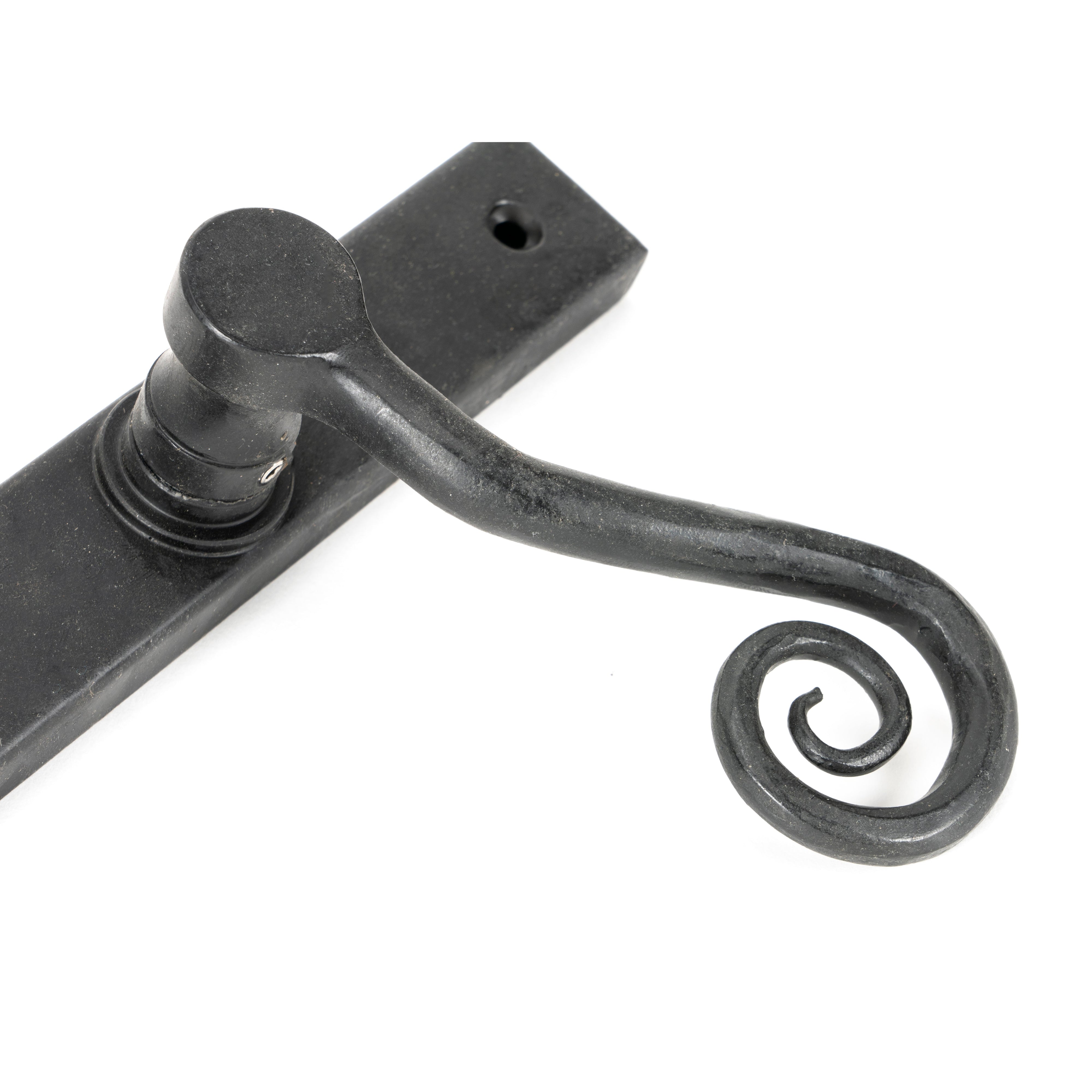 External Beeswax Monkeytail Slimline Lever Espag. Lock Set - LH | From The Anvil-Espagnolette-Yester Home