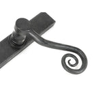 External Beeswax Monkeytail Slimline Lever Espag. Lock Set - RH | From The Anvil-Espagnolette-Yester Home