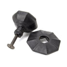 External Beeswax Octagonal Centre Door Knob | From The Anvil-Centre Door Knobs-Yester Home