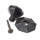 External Beeswax Octagonal Centre Door Knob | From The Anvil-Centre Door Knobs-Yester Home