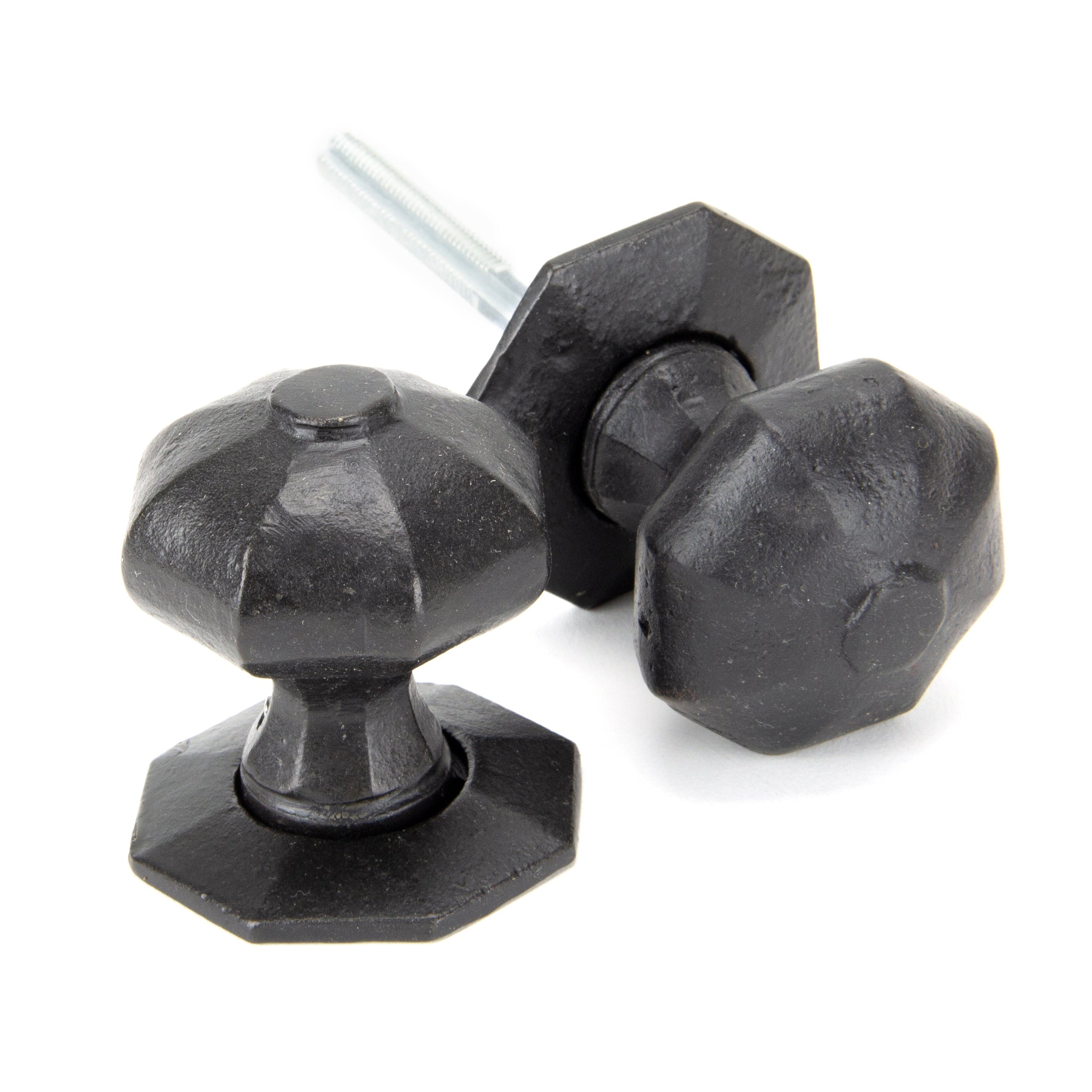 External Beeswax Octagonal Mortice/Rim Knob Set | From The Anvil-Mortice Knobs-Yester Home
