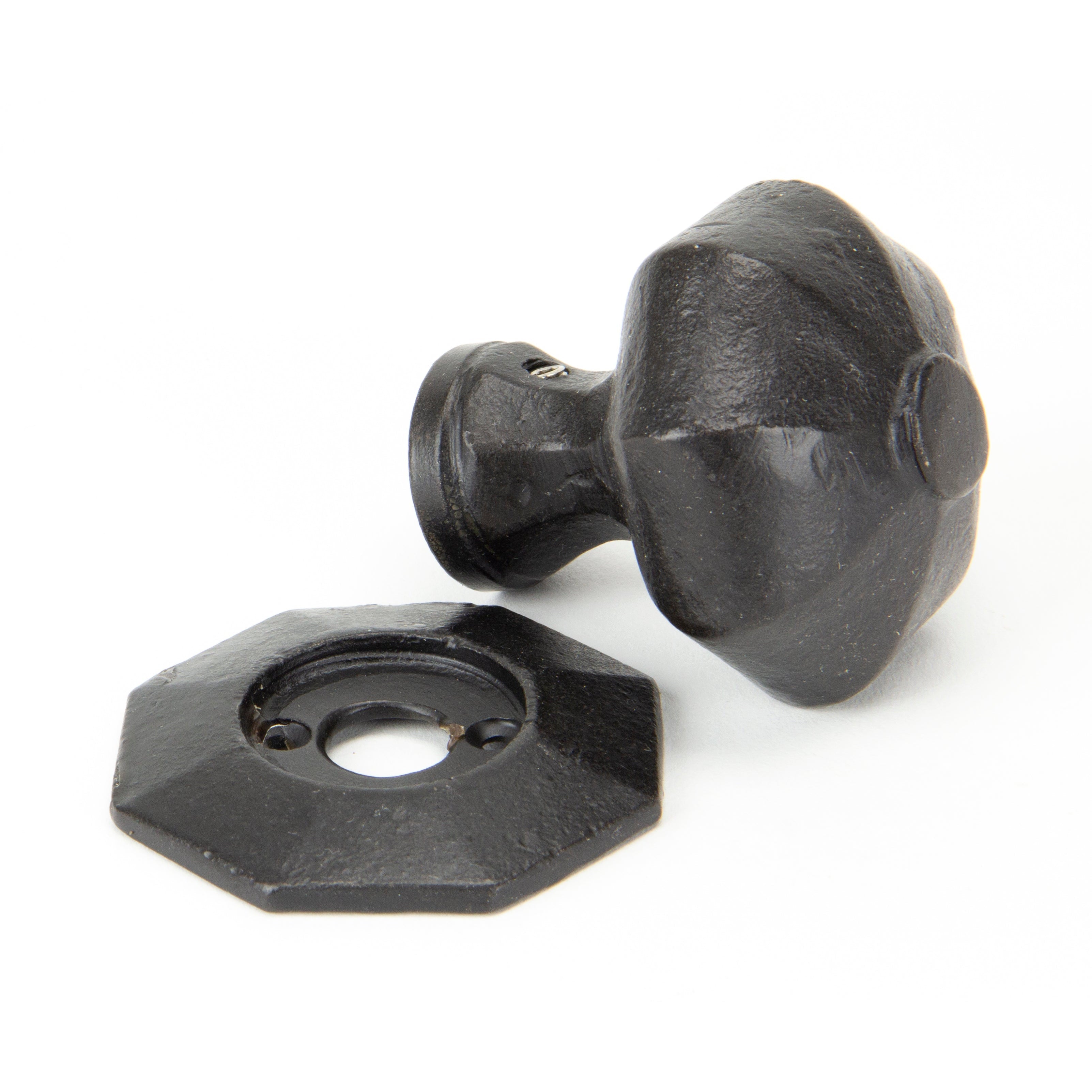 External Beeswax Octagonal Mortice/Rim Knob Set | From The Anvil-Mortice Knobs-Yester Home