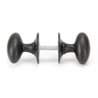 External Beeswax Oval Mortice/Rim Knob Set | From The Anvil - Mortice Knobs - From The Anvil - Yester Home