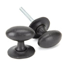 External Beeswax Oval Mortice/Rim Knob Set | From The Anvil-Mortice Knobs-Yester Home
