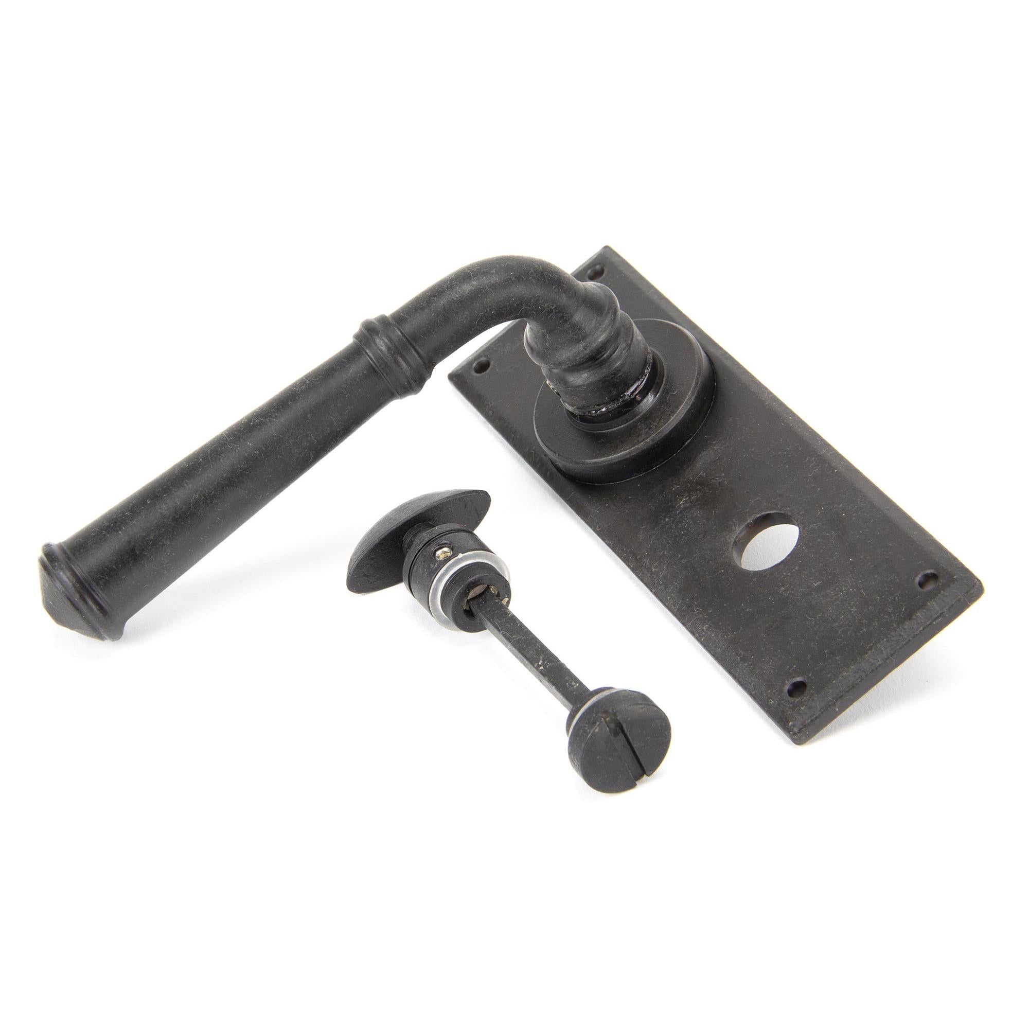 External Beeswax Regency Lever Bathroom Set | From The Anvil - Lever Bathroom - From The Anvil - Yester Home