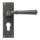 External Beeswax Regency Lever Euro Lock Set | From The Anvil - Lever Euro - From The Anvil - Yester Home