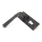 External Beeswax Regency Lever Euro Lock Set | From The Anvil - Lever Euro - From The Anvil - Yester Home