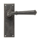 External Beeswax Regency Lever Latch Set | From The Anvil - Lever Latch - From The Anvil - Yester Home