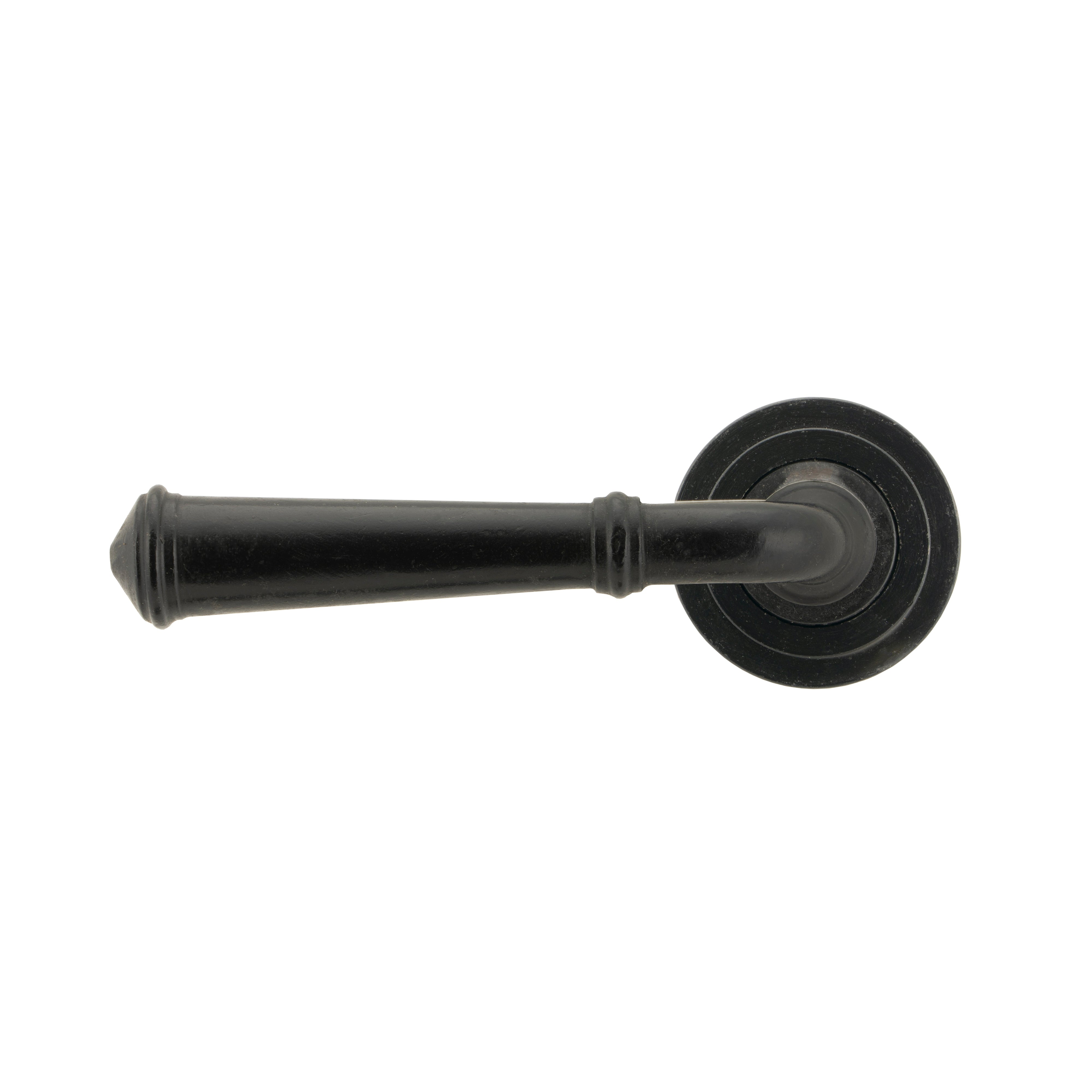 External Beeswax Regency Lever on Rose Set (Art Deco) | From The Anvil-Concealed-Yester Home