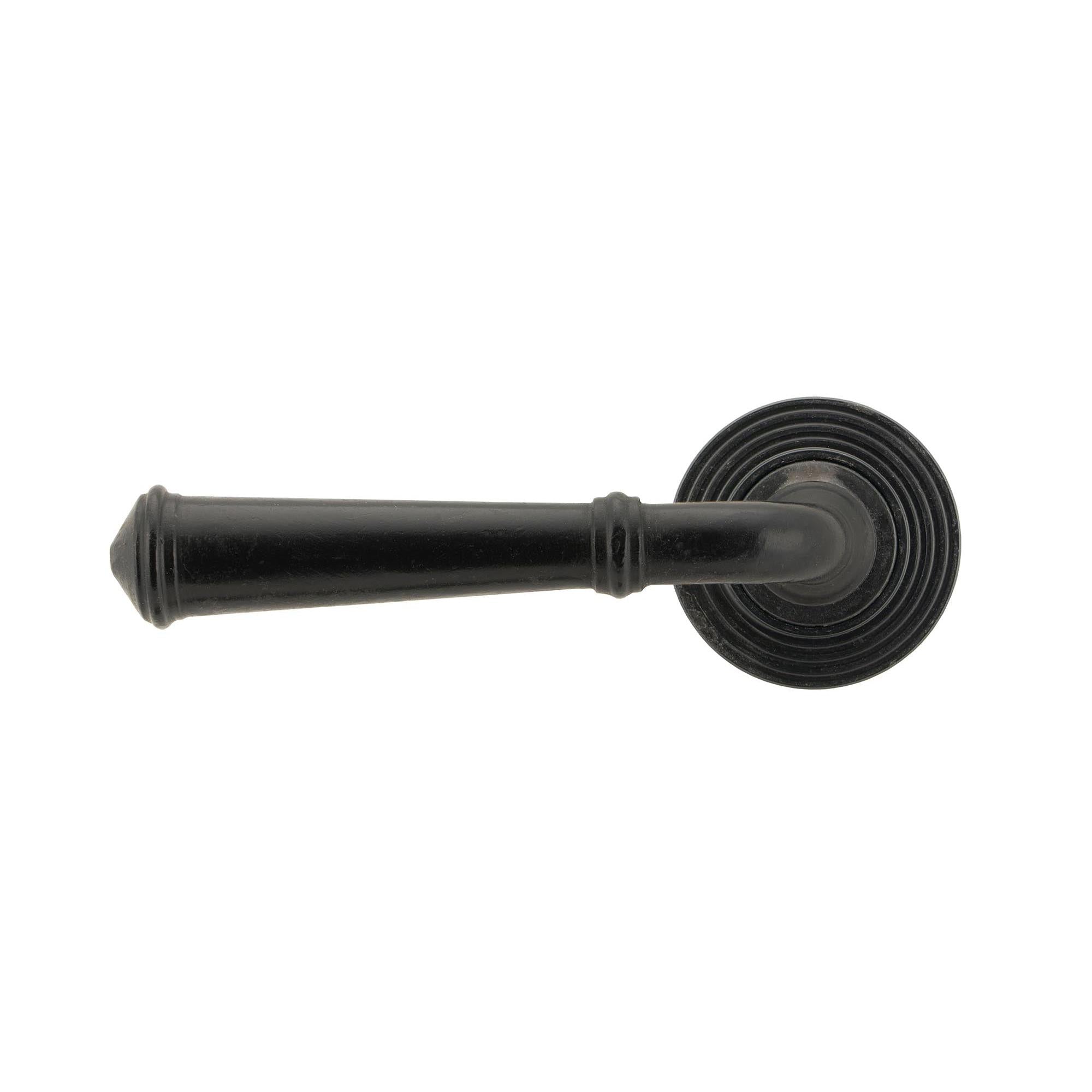External Beeswax Regency Lever on Rose Set (Beehive) - Unsprung | From The Anvil - Concealed - From The Anvil - Yester Home