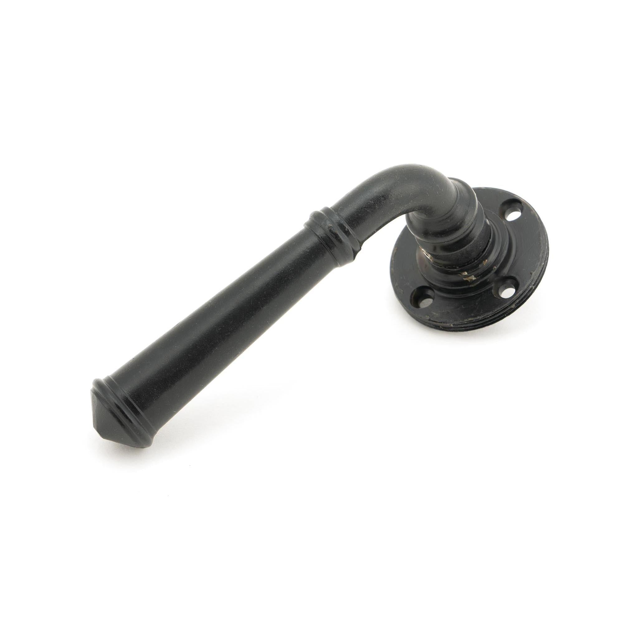 External Beeswax Regency Lever on Rose Set (Beehive) - Unsprung | From The Anvil - Concealed - From The Anvil - Yester Home