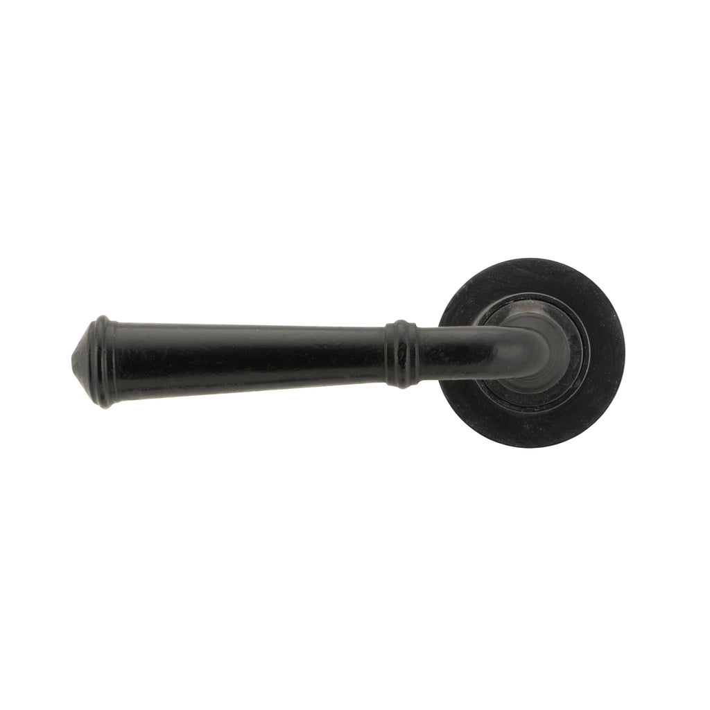 External Beeswax Regency Lever on Rose Set (Plain) - Unsprung | From The Anvil