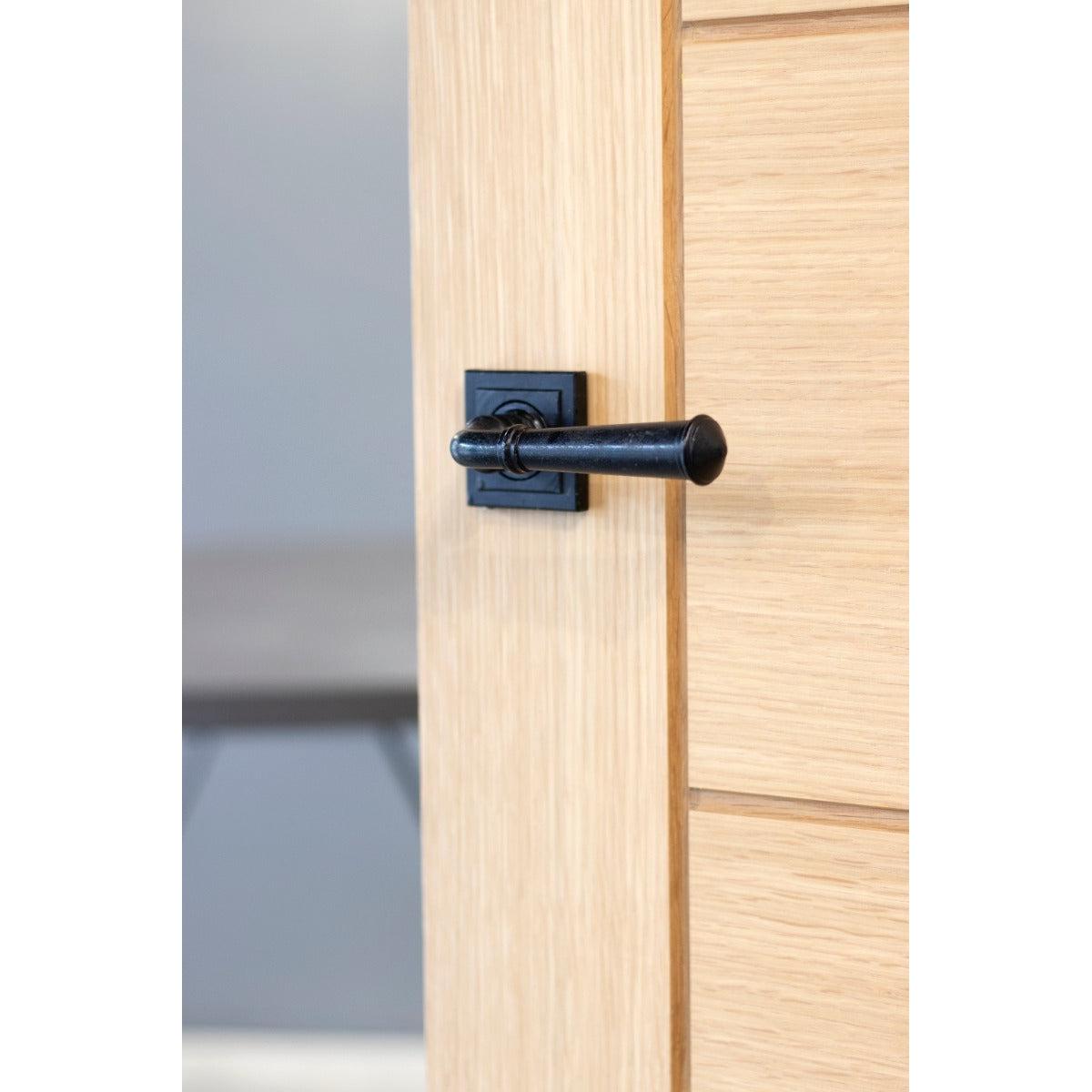 External Beeswax Regency Lever on Rose Set (Square) | From The Anvil-Concealed-Yester Home