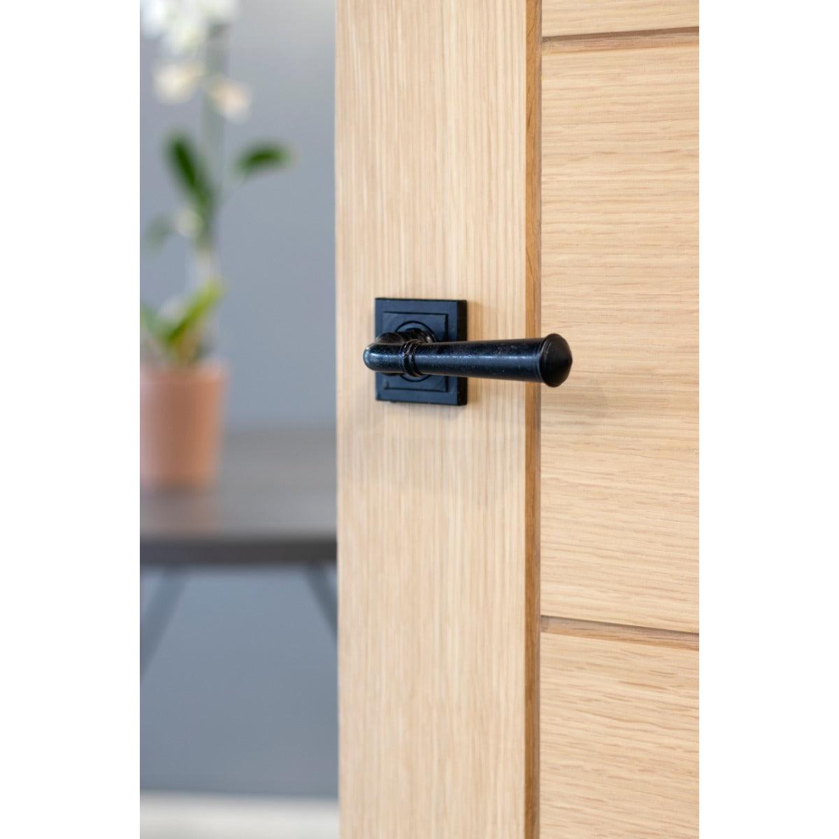 External Beeswax Regency Lever on Rose Set (Square) | From The Anvil-Concealed-Yester Home