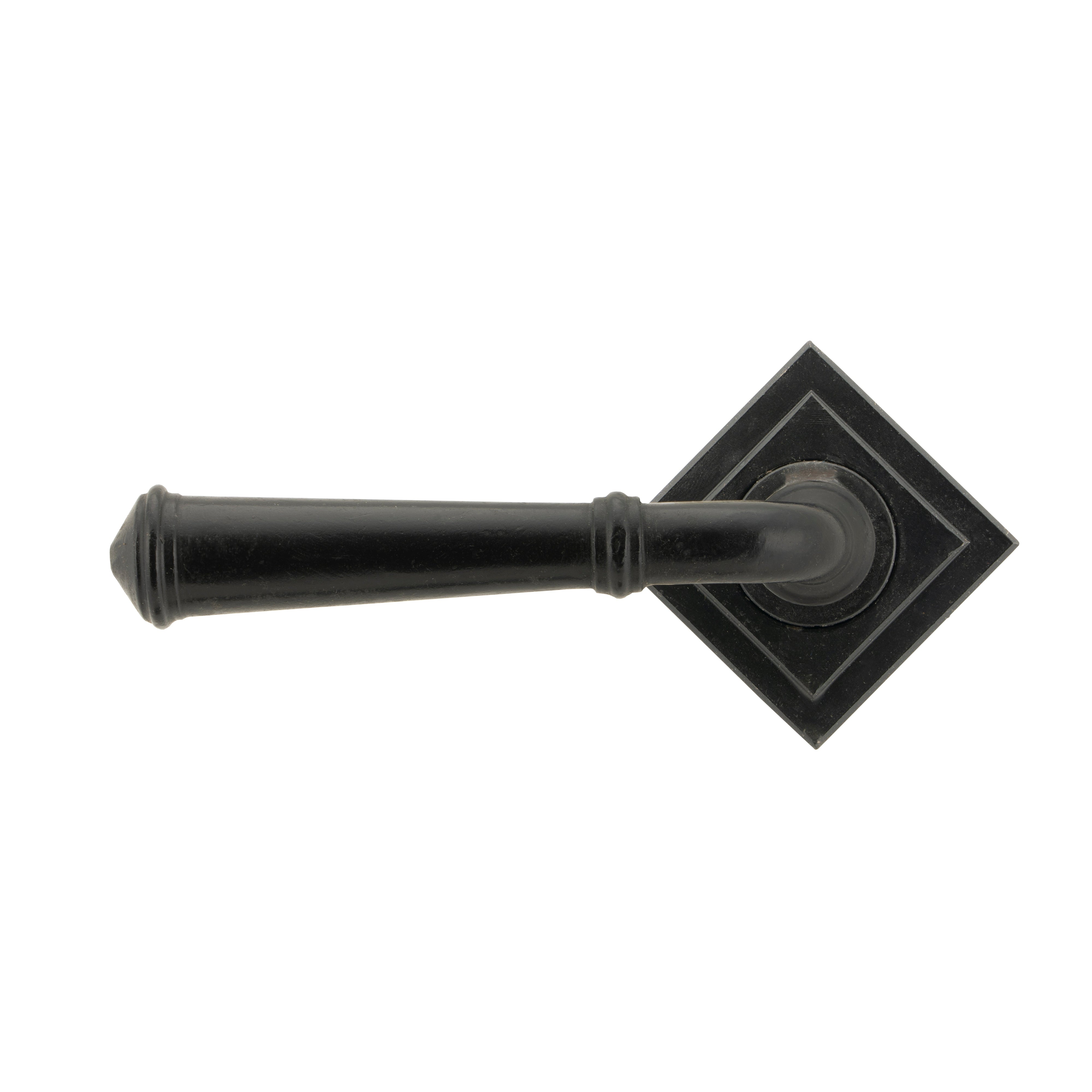External Beeswax Regency Lever on Rose Set (Square) - Unsprung | From The Anvil-Concealed-Yester Home