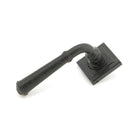 External Beeswax Regency Lever on Rose Set (Square) - Unsprung | From The Anvil-Concealed-Yester Home