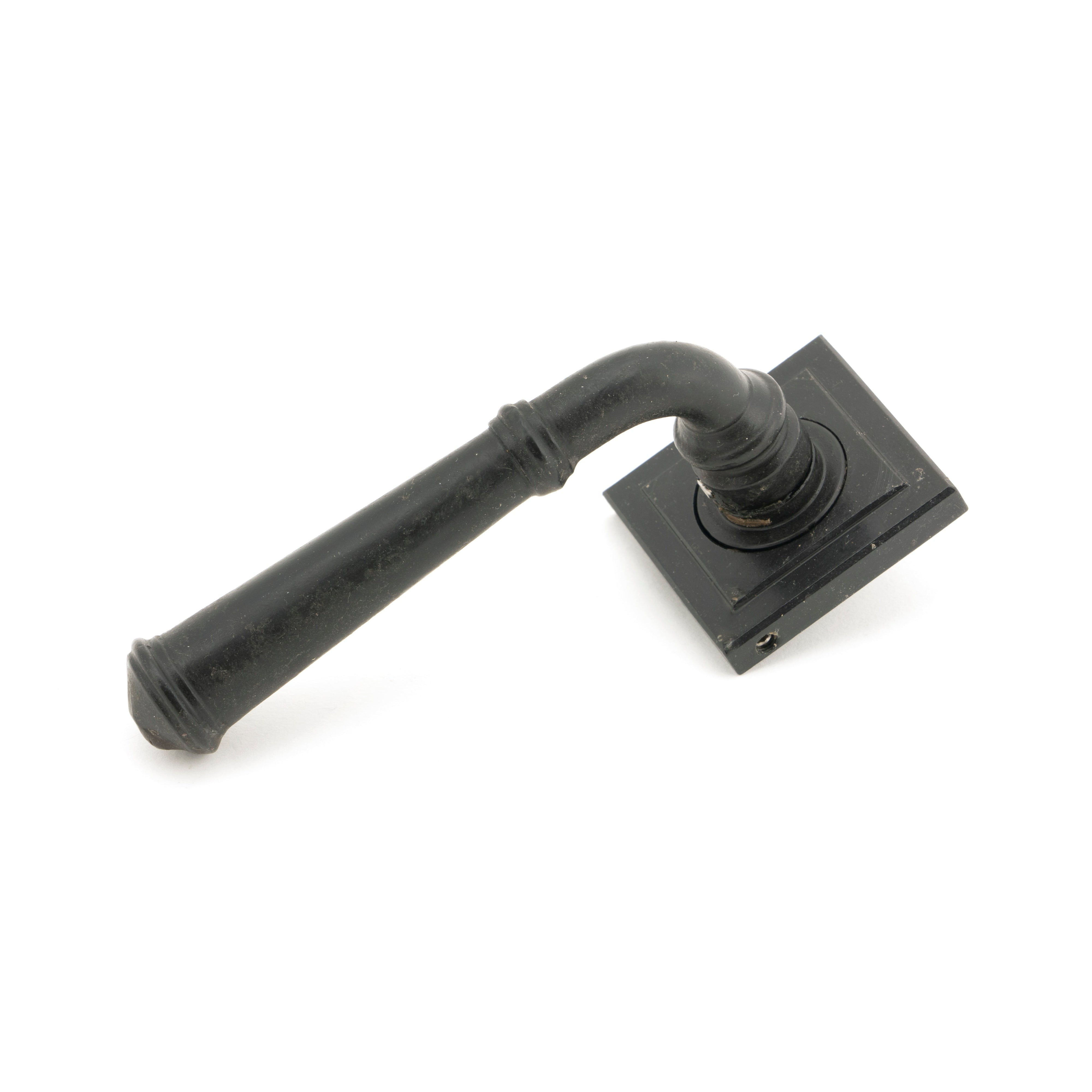 External Beeswax Regency Lever on Rose Set (Square) - Unsprung | From The Anvil-Concealed-Yester Home