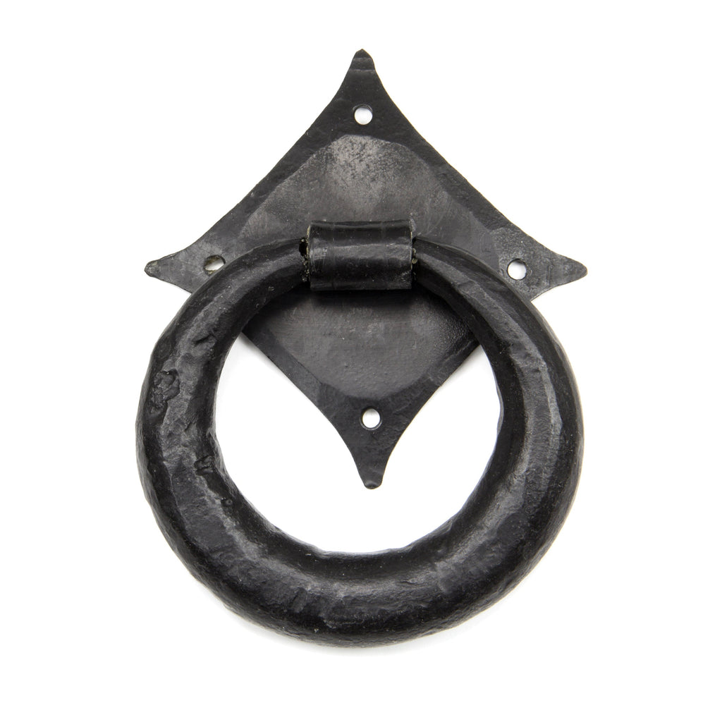 External Beeswax Ring Door Knocker | From The Anvil-Surface Fixed Door Knockers-Yester Home