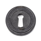 External Beeswax Round Escutcheon (Art Deco) | From The Anvil - Escutcheons - From The Anvil - Yester Home