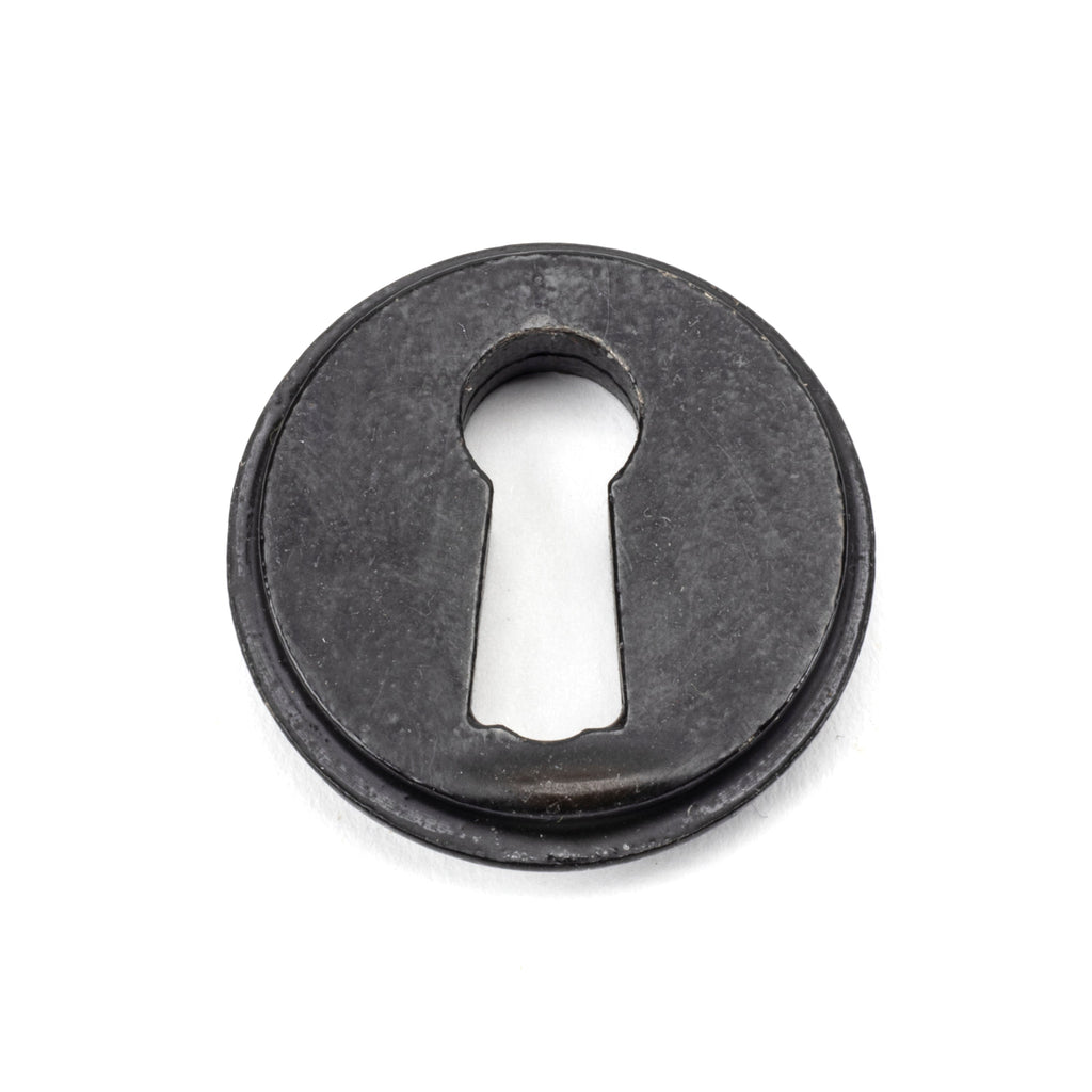 External Beeswax Round Escutcheon (Plain) | From The Anvil-Escutcheons-Yester Home