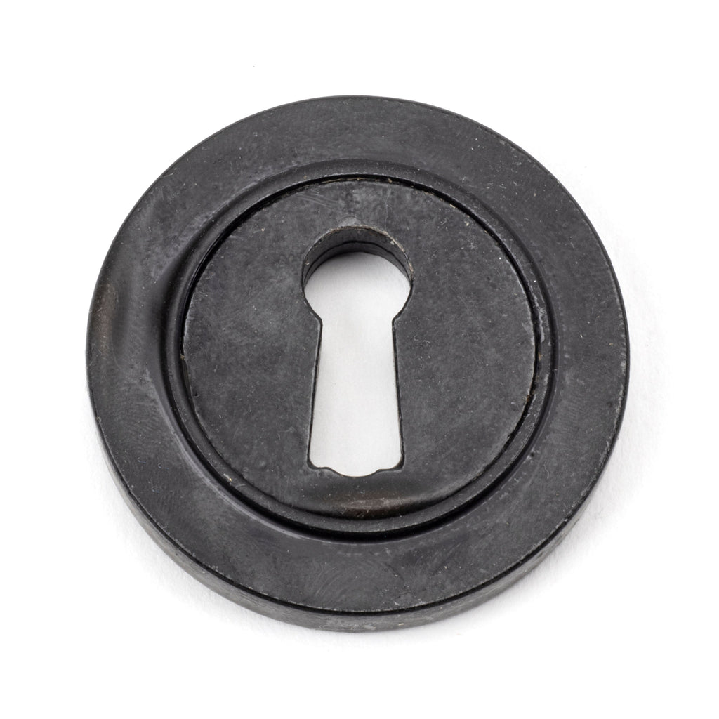 External Beeswax Round Escutcheon (Plain) | From The Anvil-Escutcheons-Yester Home