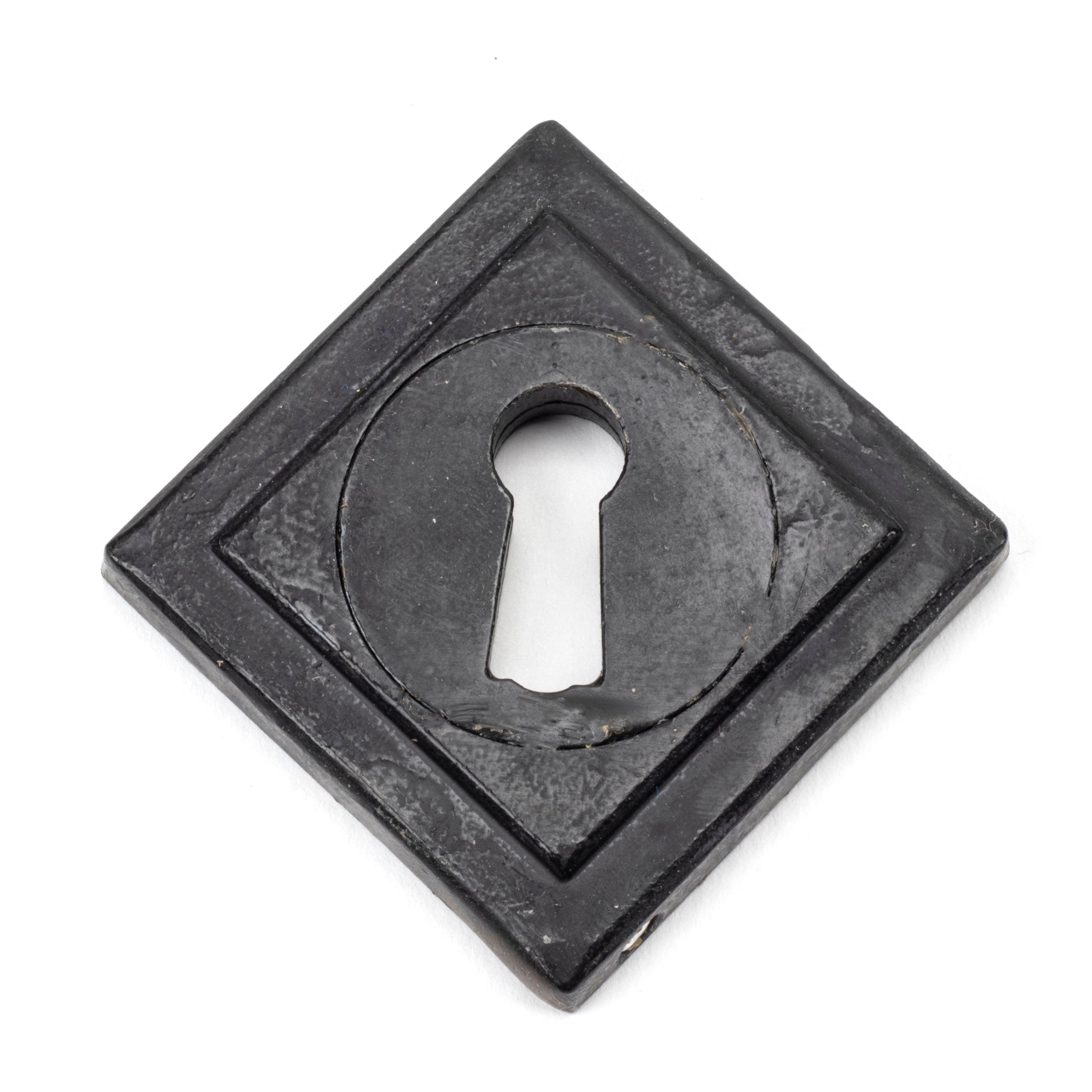 External Beeswax Round Escutcheon (Square) | From The Anvil-Escutcheons-Yester Home