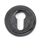 External Beeswax Round Euro Escutcheon (Art Deco) | From The Anvil - Euro Escutcheons - From The Anvil - Yester Home