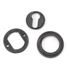 External Beeswax Round Euro Escutcheon (Beehive) | From The Anvil-Euro Escutcheons-Yester Home