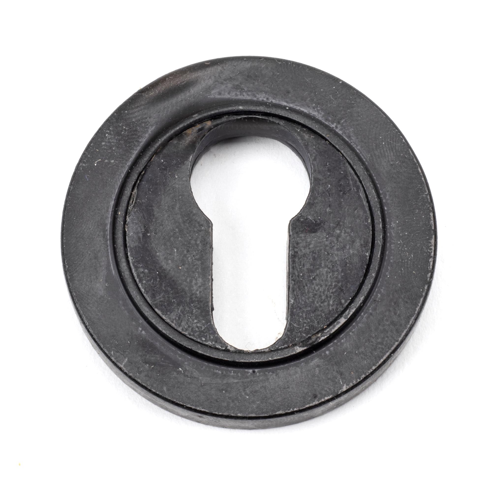 External Beeswax Round Euro Escutcheon (Plain) | From The Anvil - Euro Escutcheons - From The Anvil - Yester Home