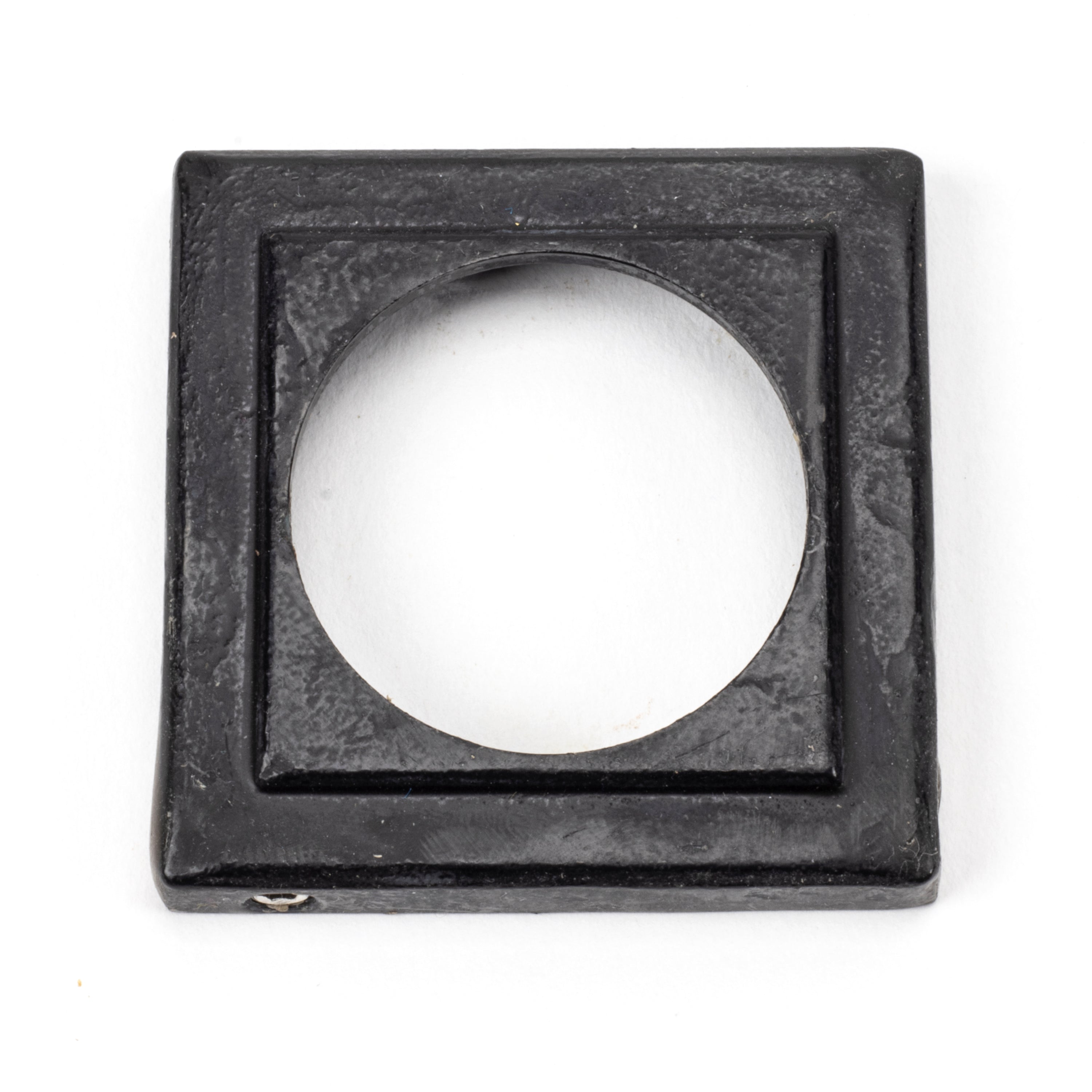 External Beeswax Round Euro Escutcheon (Square) | From The Anvil-Euro Escutcheons-Yester Home