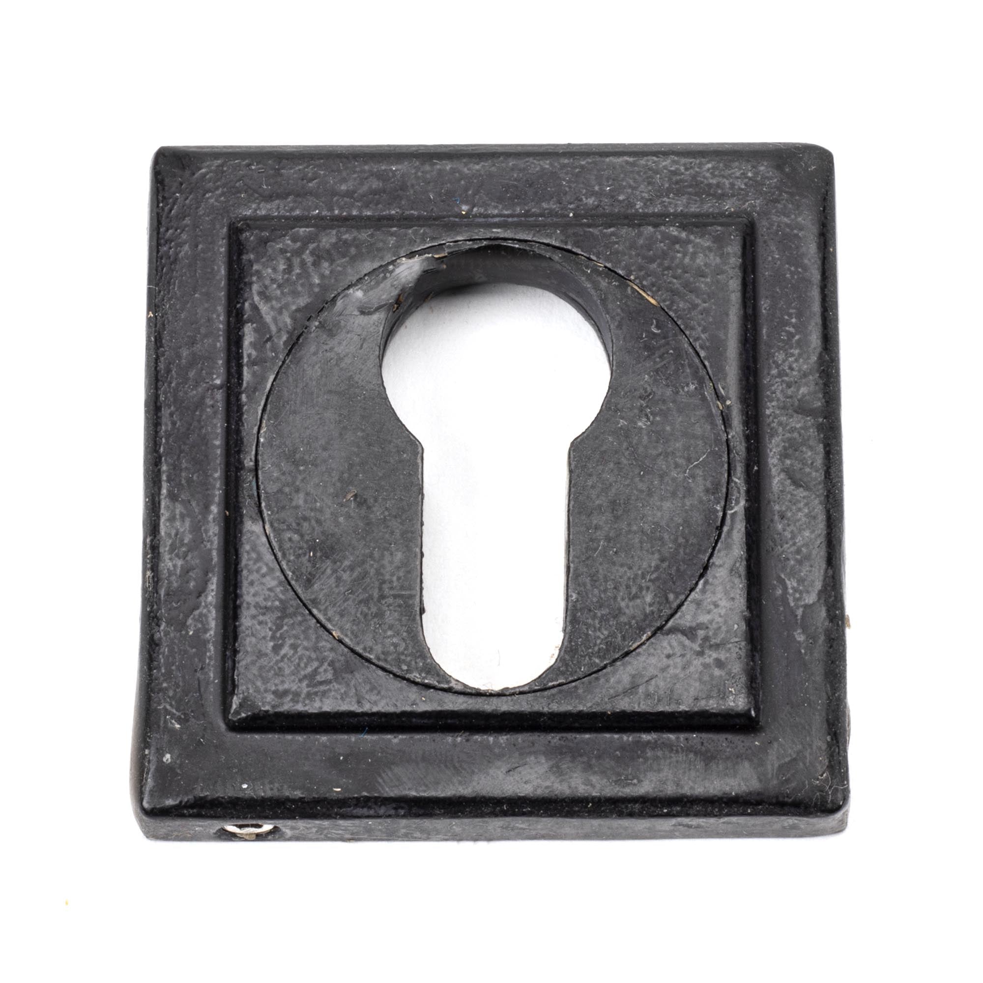External Beeswax Round Euro Escutcheon (Square) | From The Anvil - Euro Escutcheons - From The Anvil - Yester Home