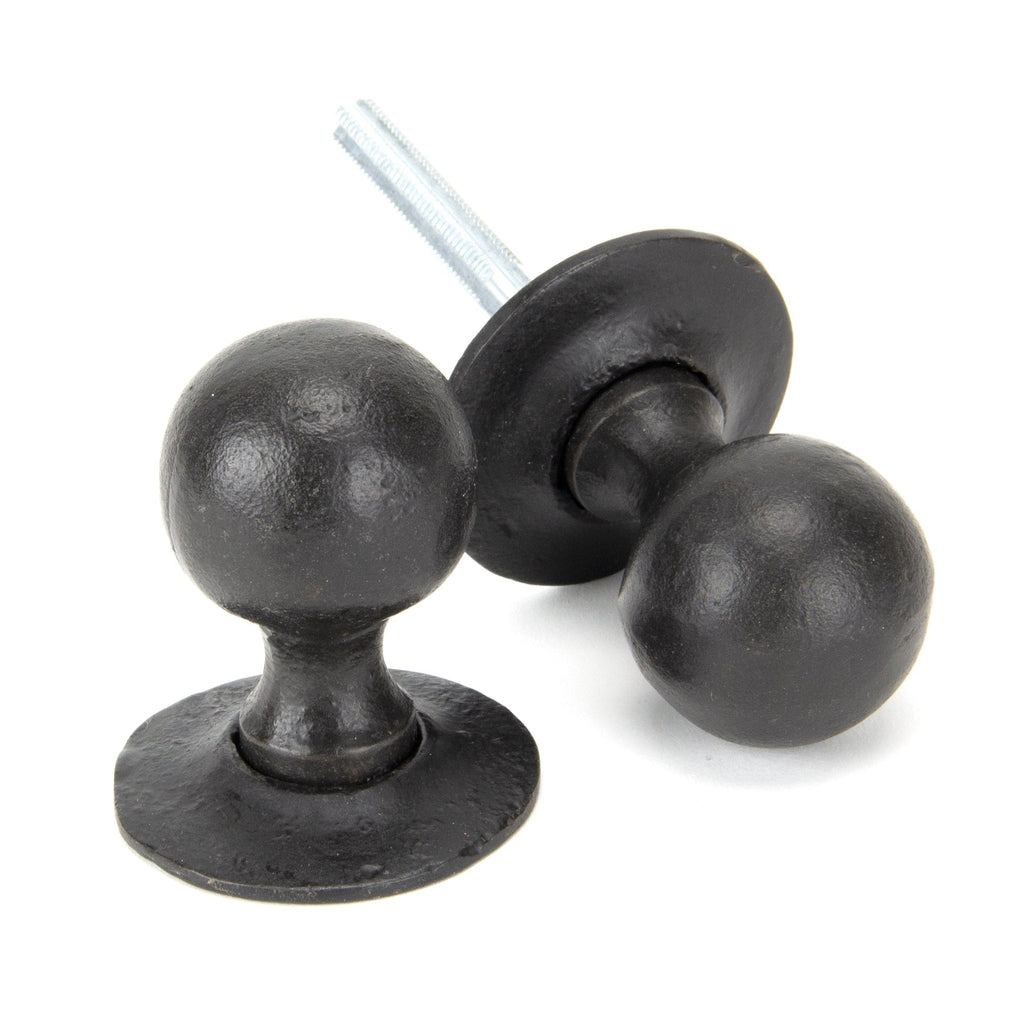 External Beeswax Round Mortice/Rim Knob Set | From The Anvil-Mortice Knobs-Yester Home