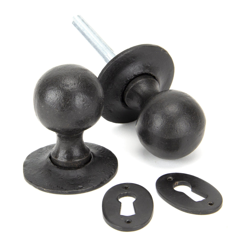 External Beeswax Round Mortice/Rim Knob Set | From The Anvil
