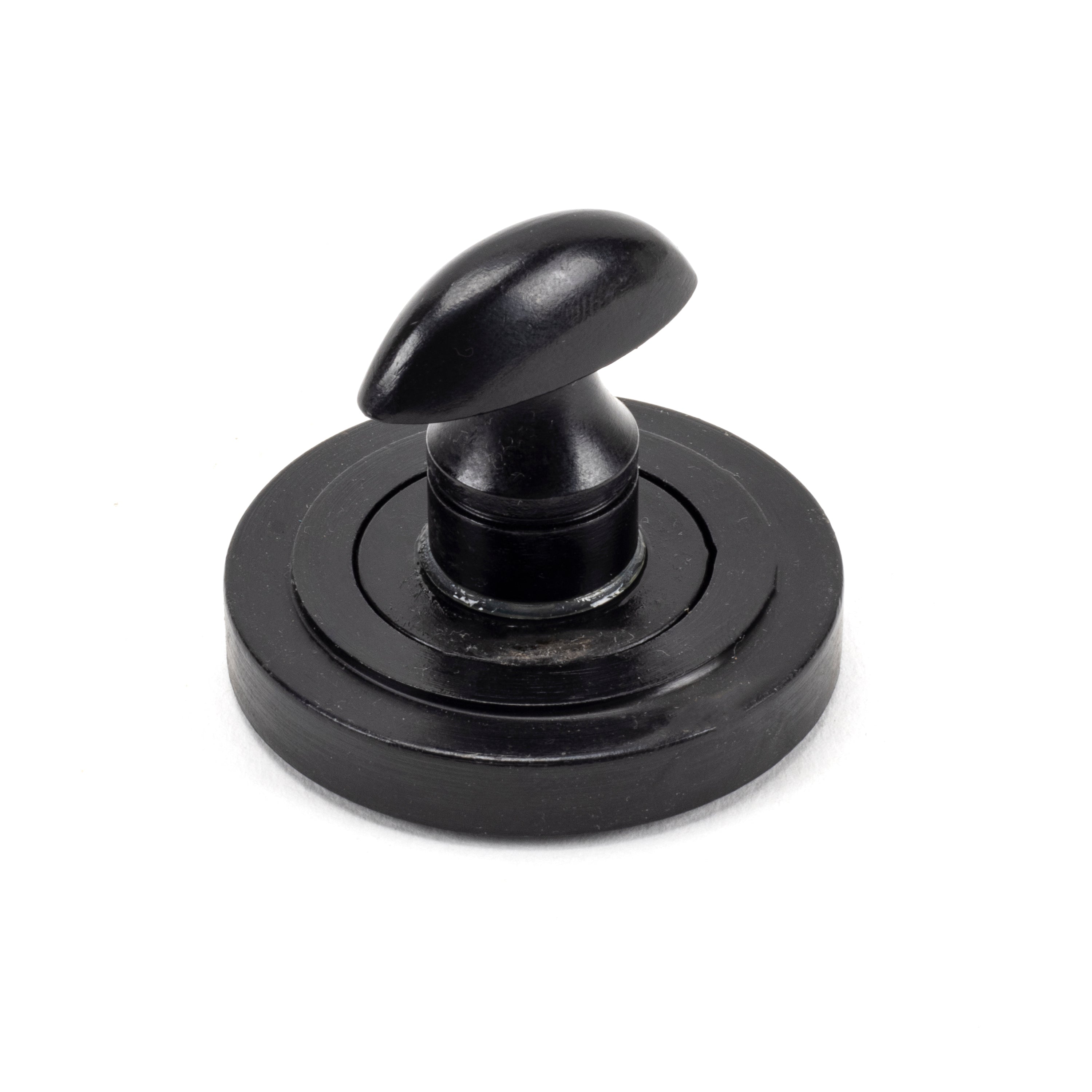 External Beeswax Round Thumbturn Set (Art Deco) | From The Anvil-Thumbturns-Yester Home
