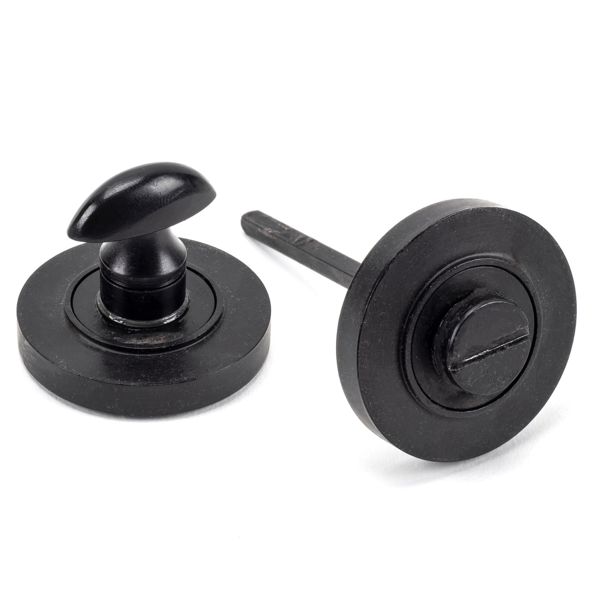 External Beeswax Round Thumbturn Set (Plain) | From The Anvil - Thumbturns - From The Anvil - Yester Home