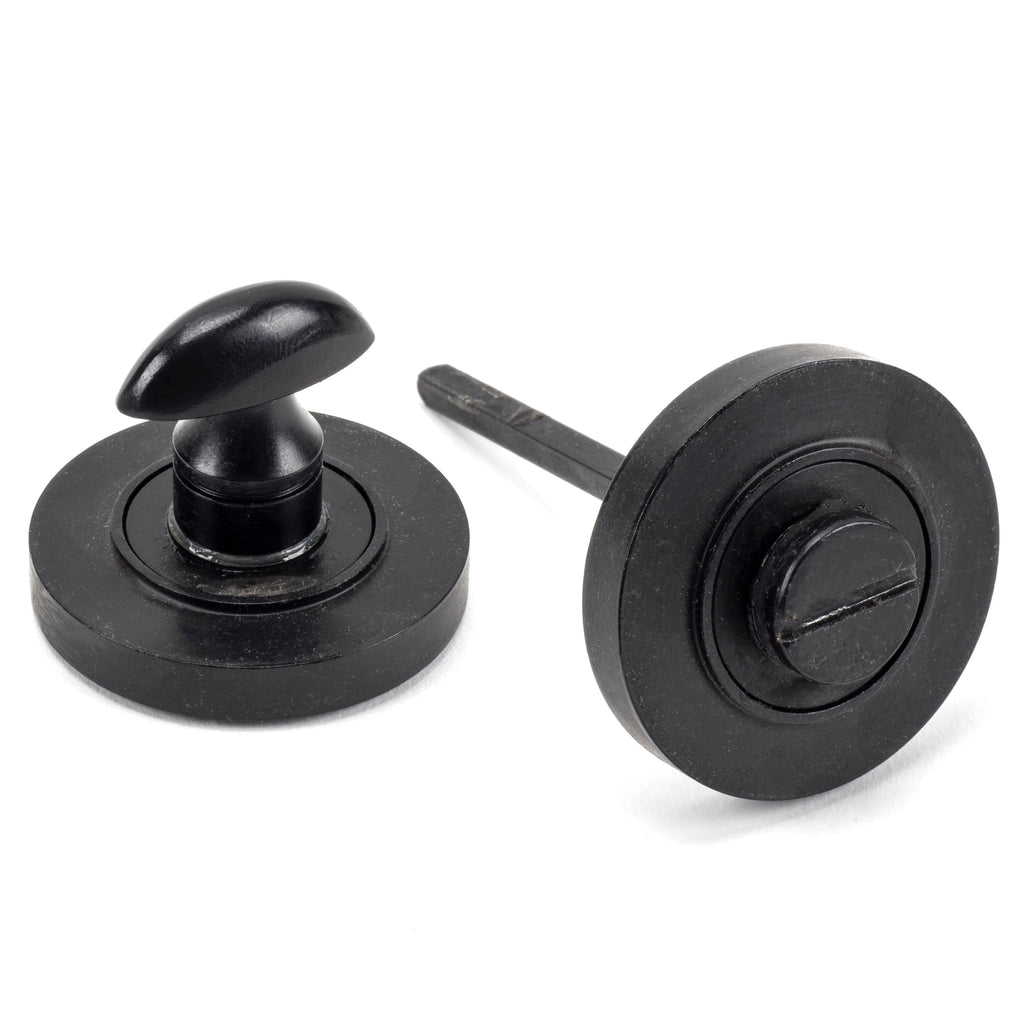 External Beeswax Round Thumbturn Set (Plain) | From The Anvil-Thumbturns-Yester Home