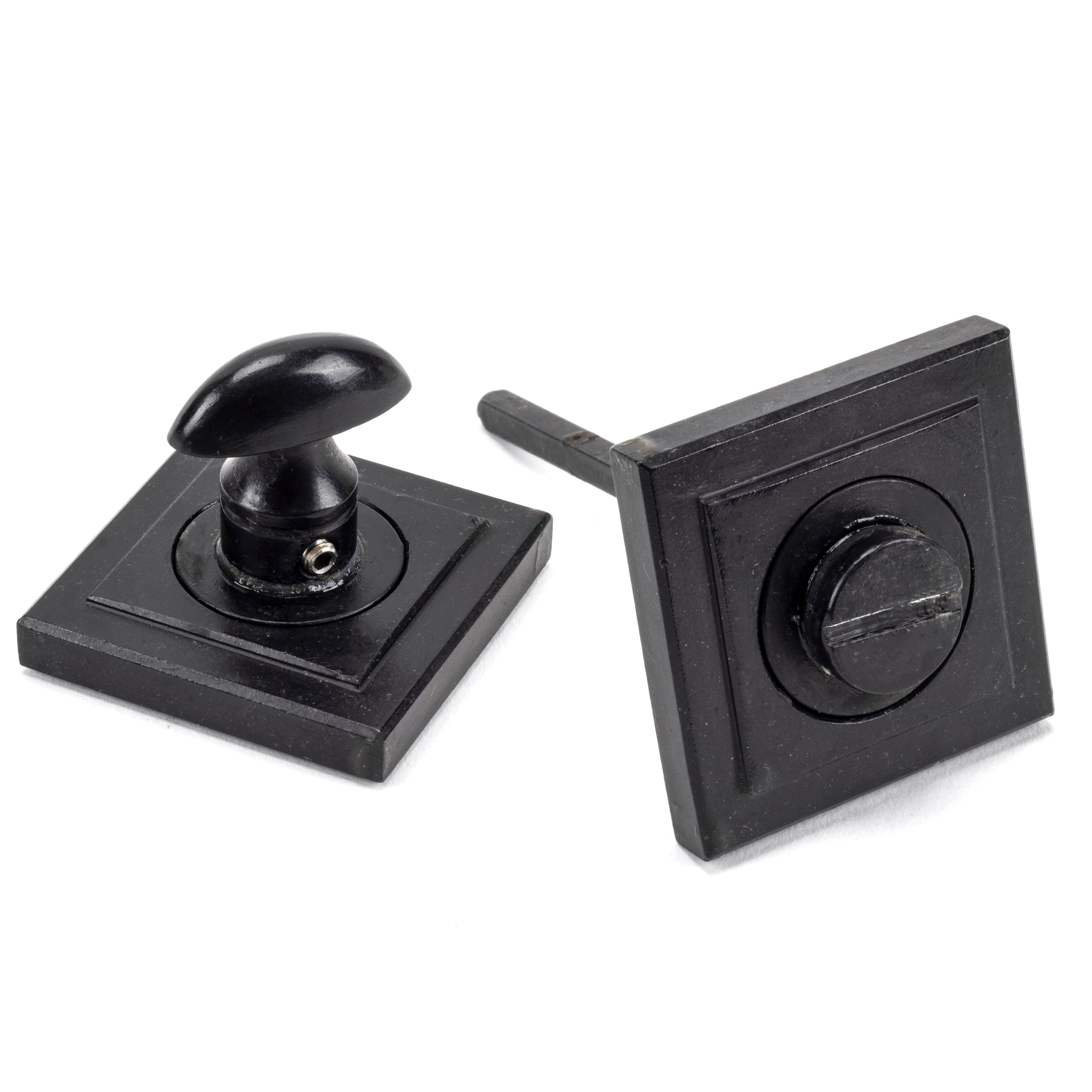 External Beeswax Round Thumbturn Set (Square) | From The Anvil-Thumbturns-Yester Home