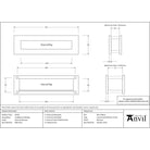 External Beeswax Traditional Letterbox | From The Anvil - Letterbox - From The Anvil - Yester Home