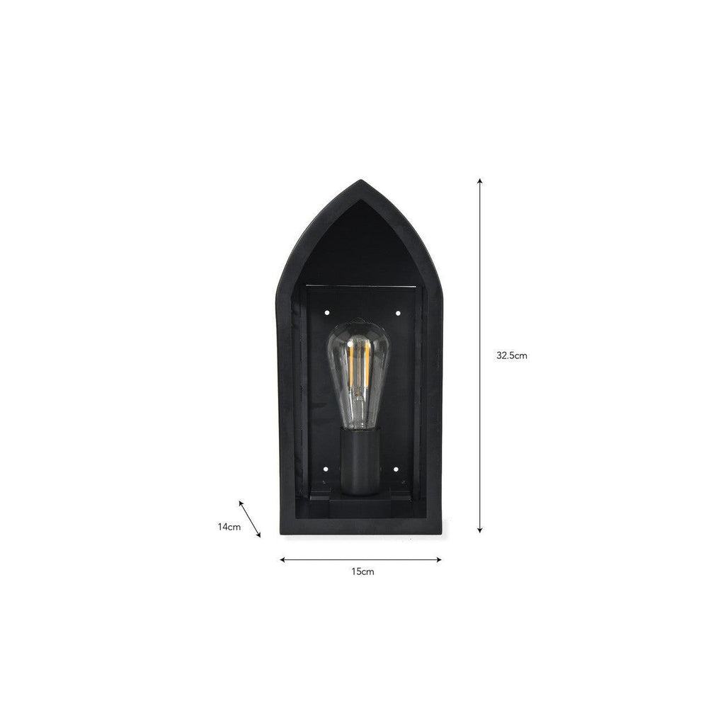 Fairford Outdoor Lantern in Carbon-Outdoor Lighting-Yester Home