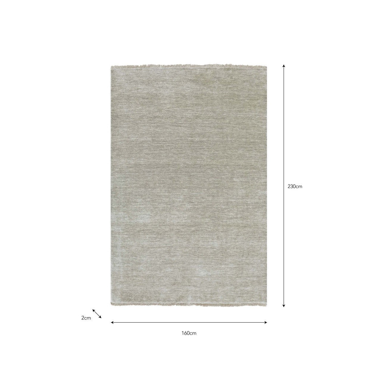 Falfield Rug | 160x230cm | Natural | Wool - Rugs & Runners - Garden Trading - Yester Home