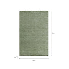 Falfield Rug | 200x300cm | Moss Green | Wool - Rugs & Runners - Garden Trading - Yester Home