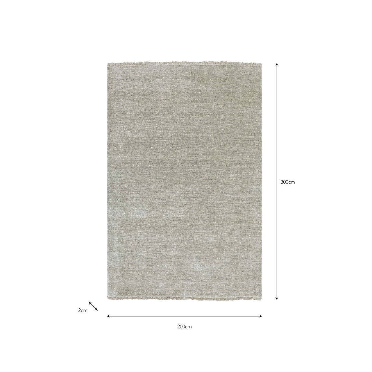 Falfield Rug | 200x300cm | Natural | Wool - Rugs & Runners - Garden Trading - Yester Home