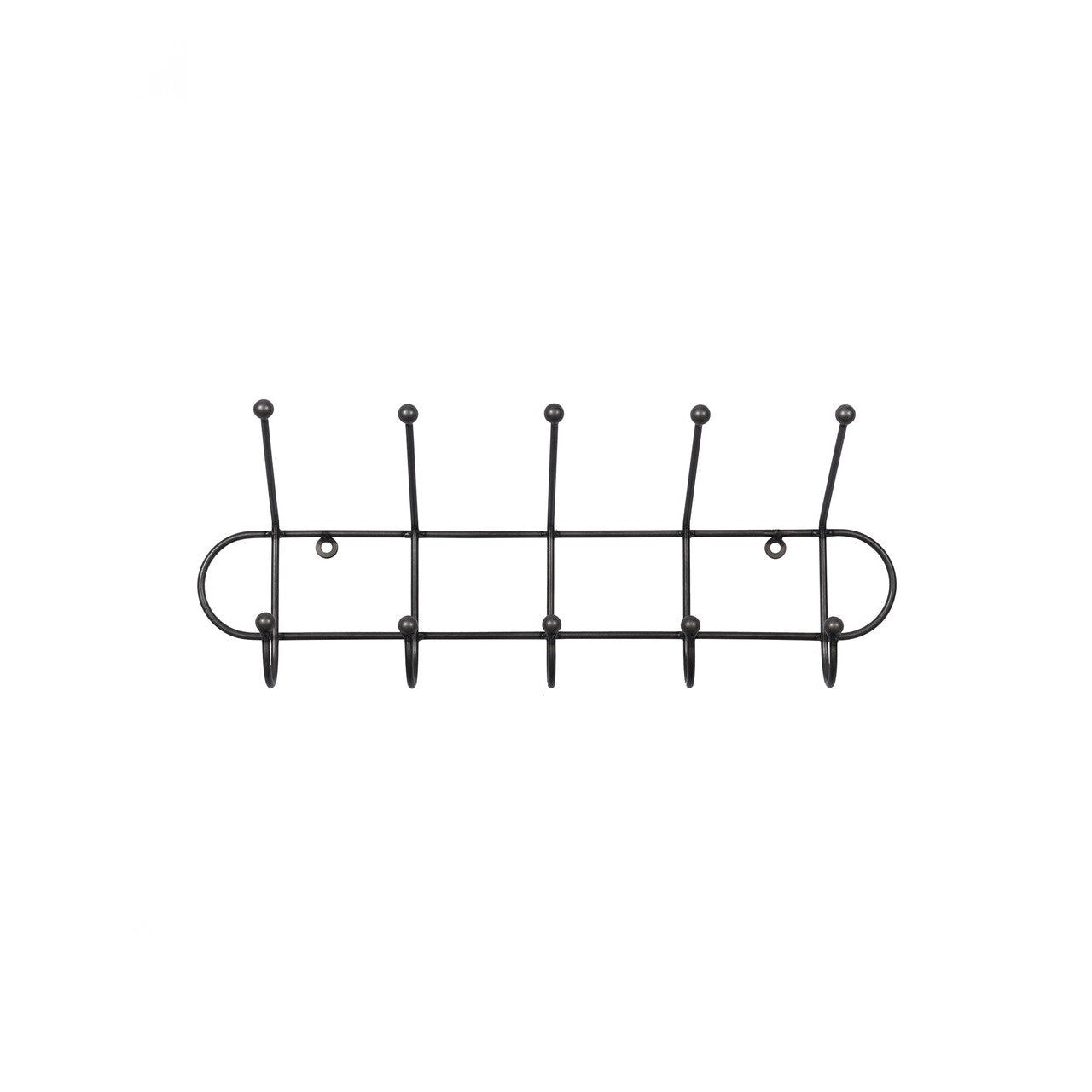 Farringdon Hook Rail | Dark Grey - Coat Stands & Hooks - Garden Trading - Yester Home