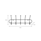 Farringdon Hook Rail | Dark Grey - Coat Stands & Hooks - Garden Trading - Yester Home