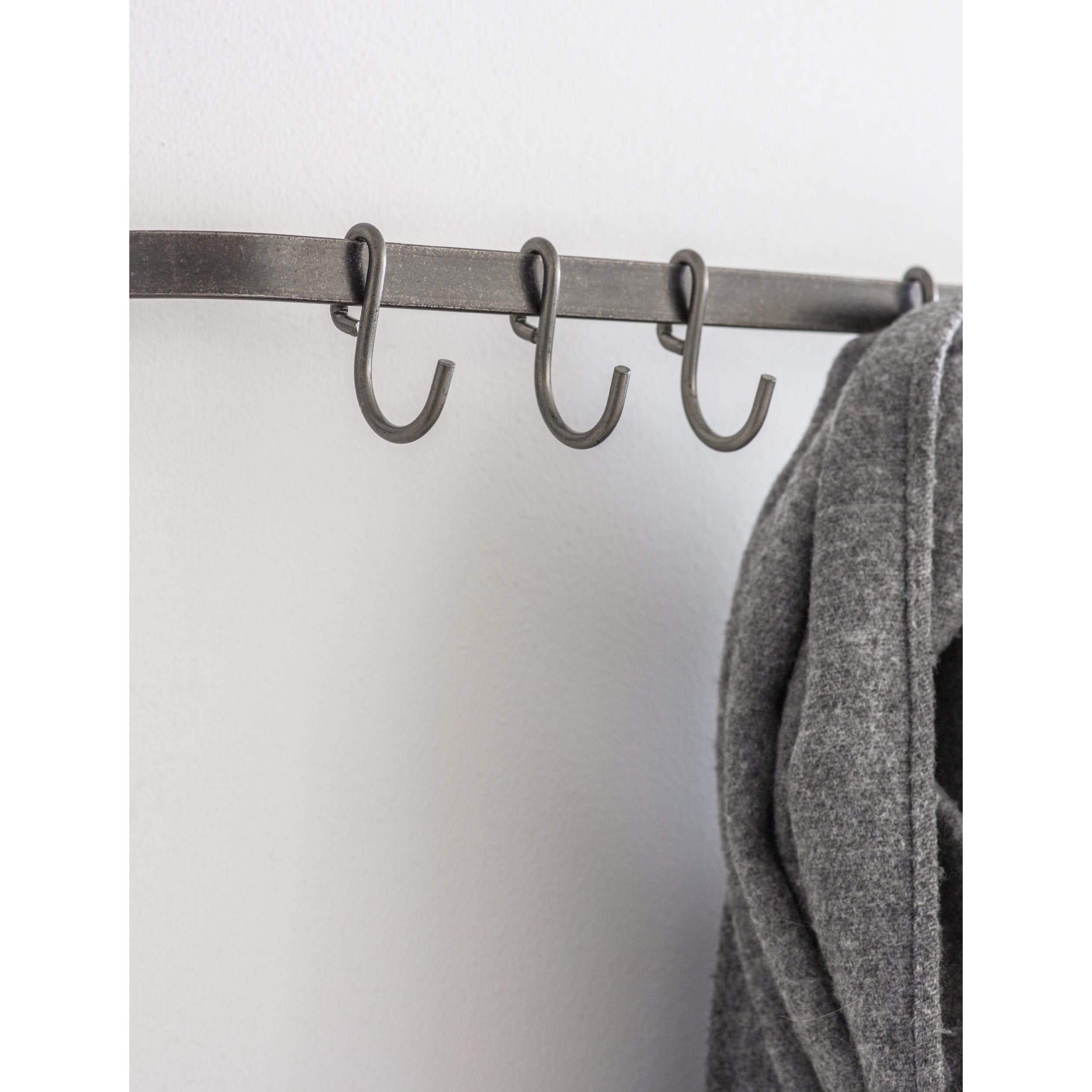 Farringdon Steel Hook Rail-Hook Rails-Yester Home