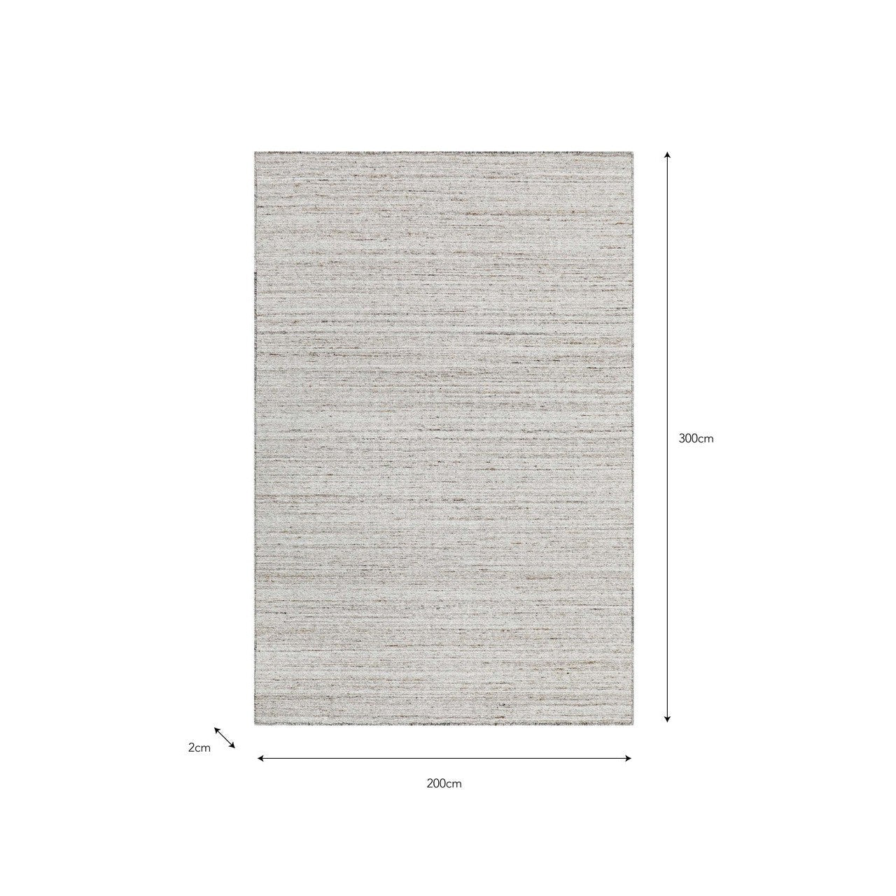 Fencott Rug | 200x300cm | Natural | Wool - Rugs & Runners - Garden Trading - Yester Home