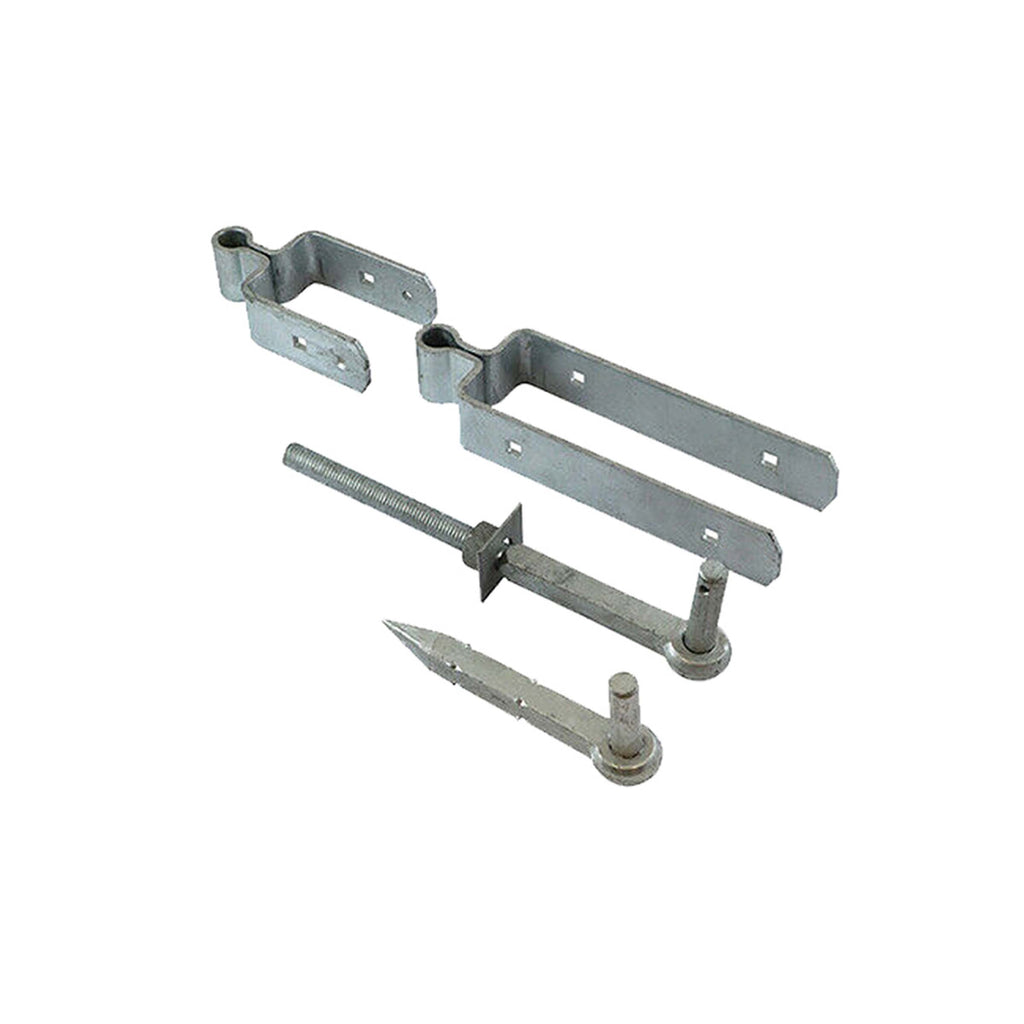 Field Gate Kit - Adjustable 12"- 300mm Zinc-Hook And Band Hinges-Yester Home